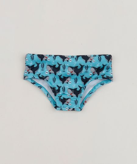 Sunga-Infantil-Slip-Estampada-de-Baleias-Azul-9902371-Azul_1