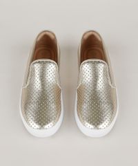 Tenis-Slip-On-Feminino-Via-Uno-com-Micro-furos-Dourado-9949154-Dourado_5