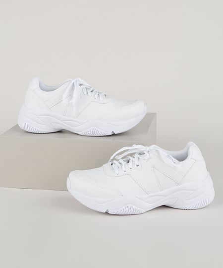 Tênis Feminino Oneself Sneaker Chunky Branco - 34 Menor preço em Tênis Feminino Oneself Sneaker Chunky Branco - 34
