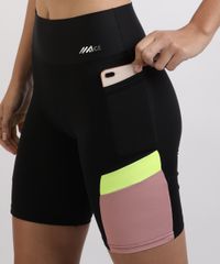 Bermuda-Feminina-Esporte-Ace-Ciclista-com-Recortes-e-Bolsos-Laterais-Preta-9958594-Preto_4