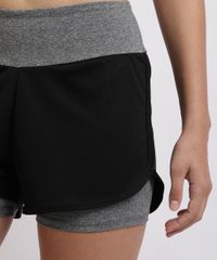 Short-Feminino-Esporte-Ace-Running-com-Bermuda-Interna-e-Bolso-Funcional-Preto-9959641-Preto_4