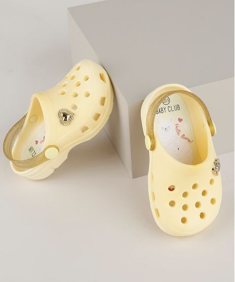 Babuche-Infantil-Baby-Club-Lhama-Amarela-9959691-Amarelo_1