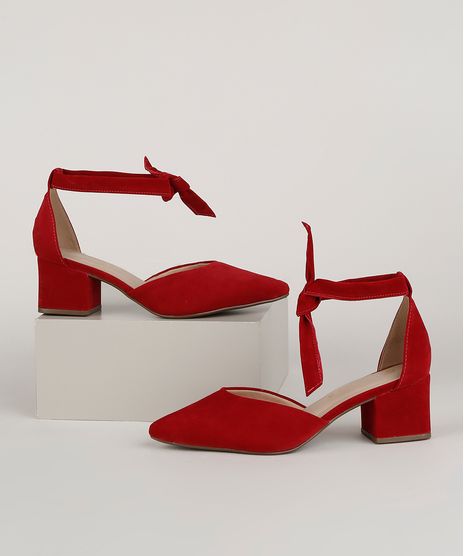 Scarpin-Feminino-Via-Uno-Salto-Baixo-Grosso-Vermelho-9949238-Vermelho_1