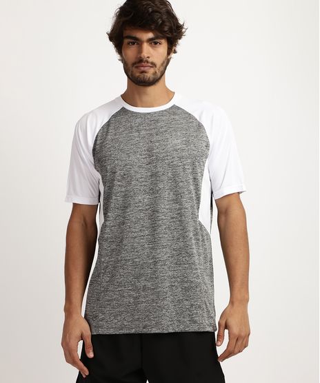 Camiseta-Masculina-Esporte-Ace-Recorte-com-Tela-Protecao-UV-50--Manga-Curta-e-Gola-Careca--Cinza-Mescla-9958499-Cinza_Mescla_1