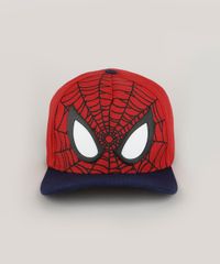 Bone-Infantil-Homem-Aranha-Aba-Curva-Vermelho-9948018-Vermelho_1