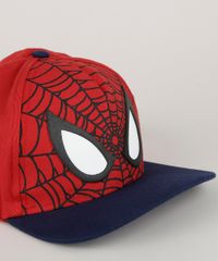 Bone-Infantil-Homem-Aranha-Aba-Curva-Vermelho-9948018-Vermelho_2
