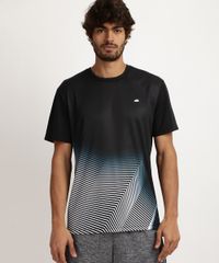Camiseta-Masculina-Esporte-Ace-Estampada-Geometrica-com-Protecao-UV-50--Manga-Curta-e-Gola-Careca--Preta-9959876-Preto_1