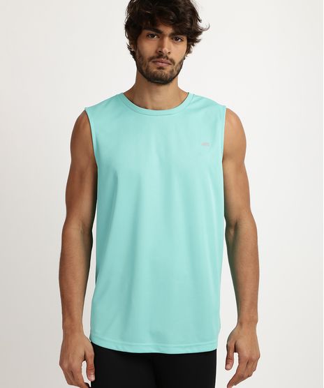 Regata-Masculina-Esporte-Ace-com-Bolso-de-Ziper--Funcional-Gola-Careca--Verde-Agua-9959878-Verde_Agua_1