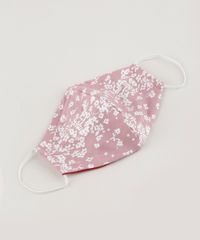 Mascara-de-Tecido-Reutilizavel-para-Protecao-Individual-Infantil-Estampado-Floral-Rosa-9952505-Rosa_3
