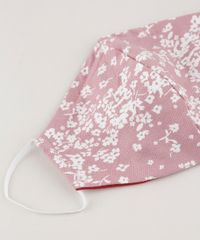 Mascara-de-Tecido-Reutilizavel-para-Protecao-Individual-Infantil-Estampado-Floral-Rosa-9952505-Rosa_4