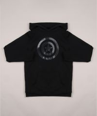 Blusao-de-Moletom-Juvenil-Capitao-America-com-Bolso-Canguru-Preto-9944089-Preto_1