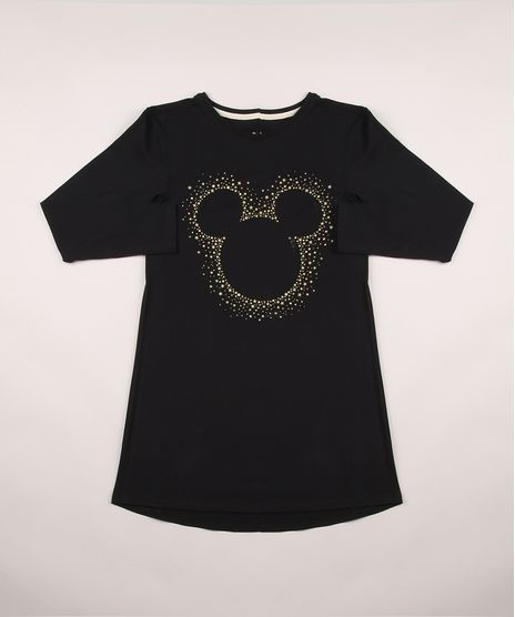 Camisola-Juvenil-Mickey-Manga-Curta-Preta-9957121-Preto_1
