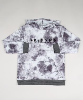 Blusao-de-Moletom-Juvenil---Friends--Estampado-Tie-Dye-com-Bolso-Canguru-Cinza-9957774-Cinza_1