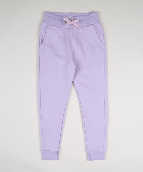 Calca-de-Moletom-Infantil-com-Bolso-Roxa-9957967-Roxo_1