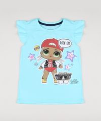 Blusa-Infantil-Lol-Surprise-com-Glitter-Manga-Curta-Verde-9827988-Verde_1