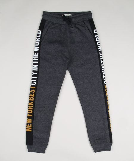 Calca-de-Moletom-Infantil---New-York-Best-City--Cinza-9953593-Cinza_1