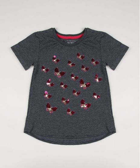 Blusa-Infantil-Borboletas-com-Paetes-Manga-Curta-Cinza-9956660-Cinza_1