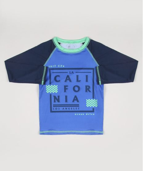 Camiseta-de-Praia-Infantil--California--Manga-Longa-Protecao-uv50--Azul-9888624-Azul_1