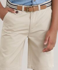 Bermuda-Slim-com-Cinto-em-Algodao---Sustentavel-Kaki-8584053-Kaki_4