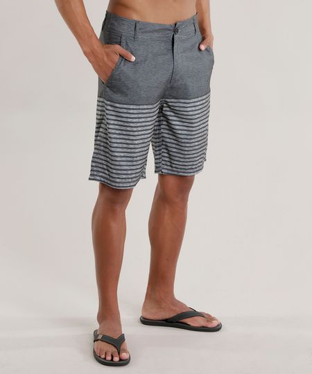 Bermuda-Listrada-Chumbo-8586483-Chumbo_1 Bermuda-Listrada-Chumbo-8586483-Chumbo_1