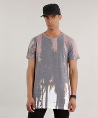 Camiseta-Longa-Estampada-de-Coqueiros-Marrom-8705281-Marrom_1
