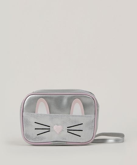 Bolsa-Infantil-Gatinho-Transversal-com-Glitter-Prateada-9943438-Prateada_1