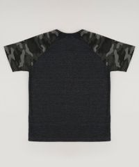 Camiseta-Juvenil-com-Bolso-Estampado-Camuflado-Manga-Curta-Raglan-Gola-Careca-Cinza-Mescla-Escuro-9945154-Cinza_Mescla_Escuro_2