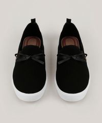 Tenis-Slip-On-Feminino-Moleca-com-Laco-Preto-9947459-Preto_5