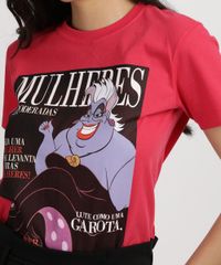 Blusa-Feminina-Ursula-Pequena-Sereia-Manga-Curta-Decote-Redondo-Pink-9947908-Pink_4