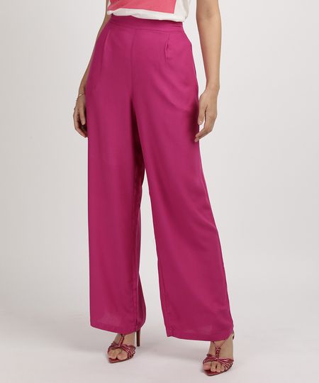 Calca-Feminina-Pantalona-Cintura-Media-com-Bolsos-Pink-9952276-Pink_1 Calca-Feminina-Pantalona-Cintura-Media-com-Bolsos-Pink-9952276-Pink_1
