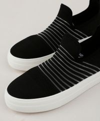Tenis-Feminino-Bebece-Knit-com-Listras-Preto-9957996-Preto_3