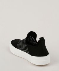 Tenis-Feminino-Bebece-Knit-com-Listras-Preto-9957996-Preto_4
