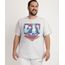 Camiseta-Masculina-Plus-Size-Palace-Arcade-Manga-Curta-Gola-Careca-Cinza-Mescla-Claro-9957533-Cinza_Mescla_Claro_1