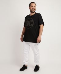 Camiseta--Masculina-Plus-Size-DC-Manga-Curta-Gola-Careca-Preta-9957901-Preto_3