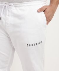 Calca-de-Moletom-Masculina-Plus-Size-Jogger---Couragem--com-Bolso-Branca-9958948-Branco_4