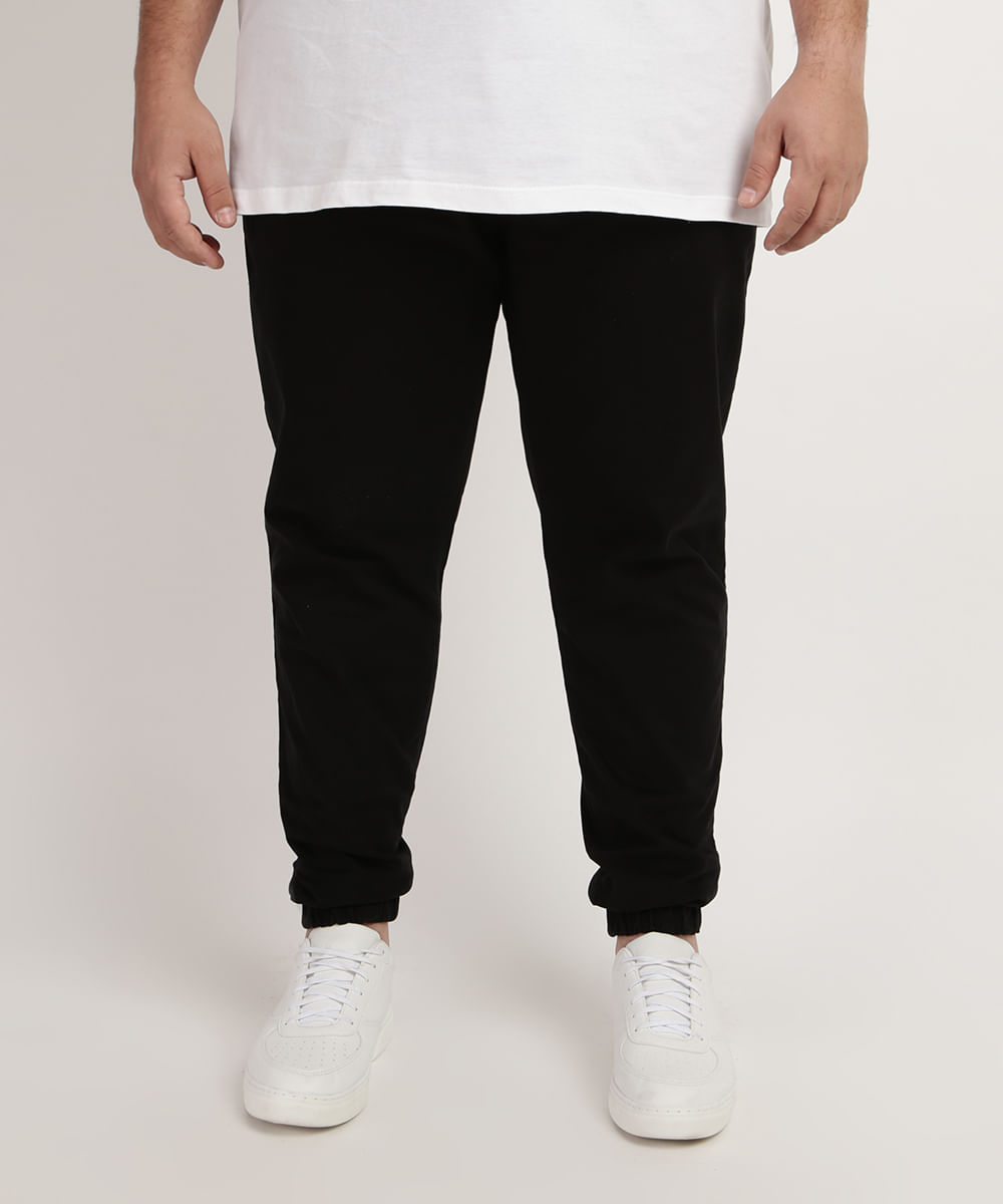 calça jogger masculina plus size