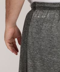 Bermuda-Masculina-Plus-Size-Esporte-Ace-Reta-com-Recorte-Cinza-Mescla-9959934-Cinza_Mescla_5