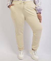 Calca-de-Moletom-Feminina-Mindset-Plus-Size-Jogger-Cintura-Alta-Amarelo-Claro-9955914-Amarelo_Claro_1