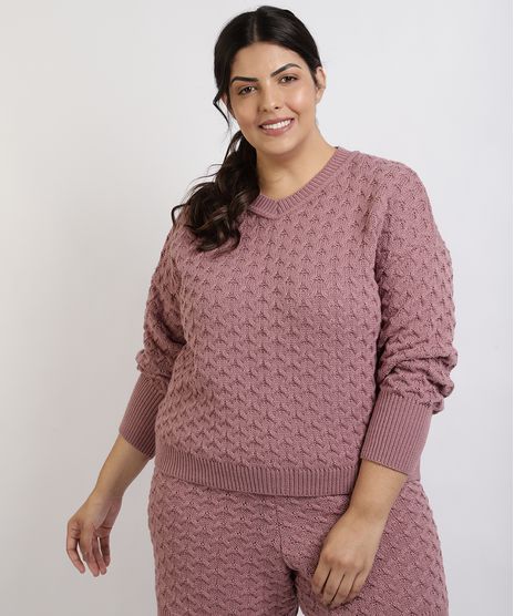 Sueter-Feminino-Mindset-Plus-Size-em-Trico-Trabalhado-Decote-V-Lilas-9959521-Lilas_1