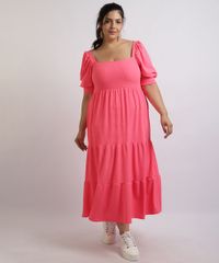 Vestido-Feminino-Mindset-Plus-Size-Midi-Canelado-Com-Babado-Manga-Curta-Bufante-Pink-9959522-Pink_3