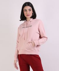 Blusao-de-Moletom-Feminino--Courage-Inside--com-Bolso-Canguru-Rosa-9951059-Rosa_1