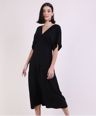 Vestido-Feminino-Midi-Manga-Curta-Decote-V-Preto-9952013-Preto_1