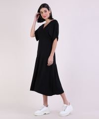 Vestido-Feminino-Midi-Manga-Curta-Decote-V-Preto-9952013-Preto_3