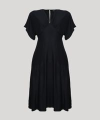 Vestido-Feminino-Midi-Manga-Curta-Decote-V-Preto-9952013-Preto_5