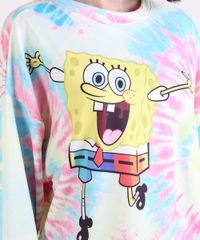 Blusao-de-Moletom-Feminino-Bob-Esponja-Decote-Redondo-Rosa-9953740-Rosa_4