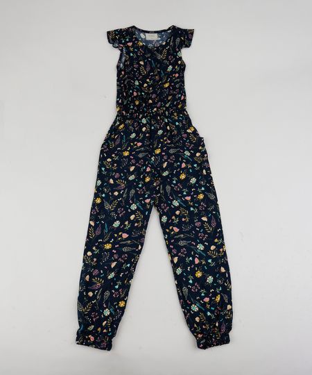 Macacao-Infantil-Longo-Estampa-Floral-Manga-Curta--Azul-Marinho-9946422-Azul_Marinho_1