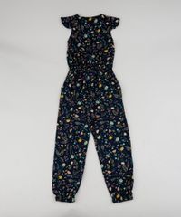 Macacao-Infantil-Longo-Estampa-Floral-Manga-Curta--Azul-Marinho-9946422-Azul_Marinho_2
