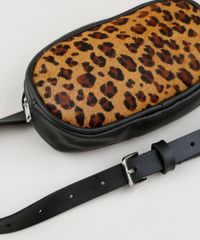 Pochete-Feminina-com-Pelo-Animal-Print-Onca--Preta-9439381-Preto_5