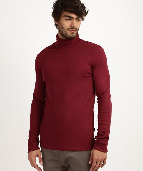 Camiseta-Masculina-Basica-Manga-Longa-Gola-Alta-Vinho-9524266-Vinho_1