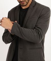 Blazer-Masculino-em-Piquet-com-Botoes-Manga-Longa-Preto-9784547-Preto_4
